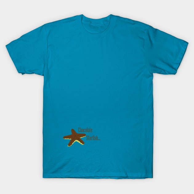 Chocolate Starfish T-Shirt by mpflies2